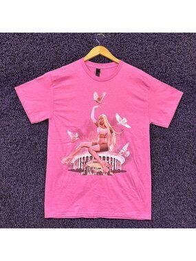 Cardi B Little Miss Drama Live at the Forum Pink ver T-Shirt Size Medium